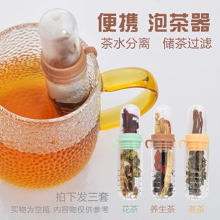 試管茶漏便攜泡茶神器食品級試管茶漏濾茶器創意過濾器茶水分離辦公室出差 AR3Y