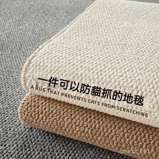 ✨限時5折起✨ 仿劍 麻布 菠蘿圈 客廳 臥室 地毯 貓抓闆 茶幾 臥室 床邊 地墊 耐用 耐磨 防貓抓