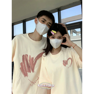 💥臺灣出貨💥【1436人收藏】七衹小羊100%重磅純棉T恤女簡約寬鬆百搭短袖男ins潮流情侶裝上衣💥免運💥可開票