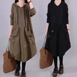 【免運】5xl 超大號女式連帽衫寬鬆上衣長袖 Wanita Baju 上衣 Blus V 領尼龍襯衫秋季