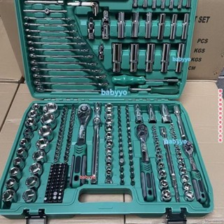 216件套72齒汽修工具箱 家用工具組 五金工具 多功能汽車輪胎維修專用拆裝套筒 工具汽車維修組套套筒扳手組合工具維修