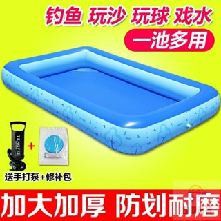 0319特惠好物*兒童釣魚池充氣水池戲水游泳池沙灘玩具決明子沙池擺地攤夜市廣場