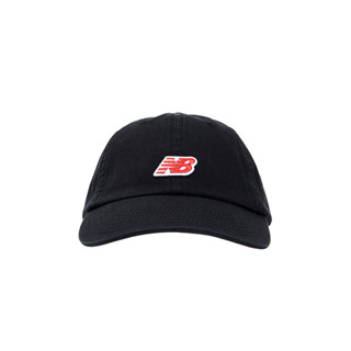 New Balance NB 6 Panel Patch 黑紅色 可調帽圍 刺繡 老帽 棒球帽 LAH51013BK
