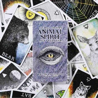 臺灣熱賣🔥偉特塔羅牌卡野生的未知動物The Wild Unknown Animal Spirit Deck英文神諭卡神