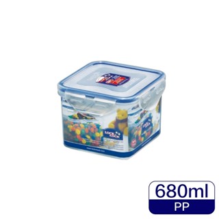 【聖寶】樂扣樂扣 Lock&Lock 耐熱微波PP保鮮盒-正方形(HPL851) 680ml/121x121x87mm