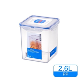 【聖寶】樂扣樂扣 Lock&Lock 耐熱微波PP保鮮盒-高筒正方形(HPL822B) 2.6L
