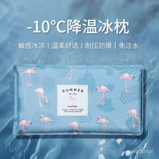 🔥臺灣出貨🔥【免註水】退熱降溫冰枕學生成人午睡枕免冰涼墊熱天水枕頭物理降溫神器宿捨