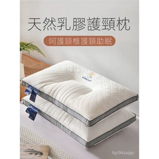 太空艙成人護頸枕頭 乳膠枕芯 單人雙人一對 防蟎抗菌枕 護頸枕 記憶枕 助眠枕 頭枕 學生宿捨家用 可水洗