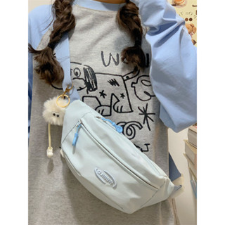 環球小鋪 韓版多way斜挎包 可肩背/側背/郵差包三用 袋鼠胸包女 休閒百搭斜挎包運動旅行手機腰包騎行單肩包