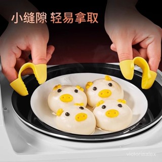 【96%好評率】矽膠防燙夾隔熱手套微波爐烤箱專用防滑手指套廚房迷你耐高溫手夾