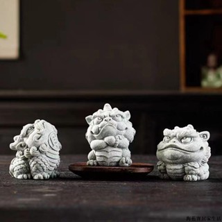 【優選】【十二組食品級矽膠模具】貔貅 風獅爺石膏彩繪diy模具 水泥裝飾品製作 環氧樹脂 蠟燭 水晶膠 模具