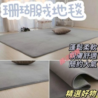 4.4 珊瑚絨地毯 短絨 純色 簡約 客廳 茶几毯 房間 榻榻米毯 床邊地毯 大面積 ns 免洗