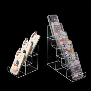 公仔展示櫃 壓克力架 亞克力階梯展示架 手機殼多層展示臺 首飾品展架 眼鏡架錢包架 樓梯架 泡泡瑪特收納 三層架 階梯架