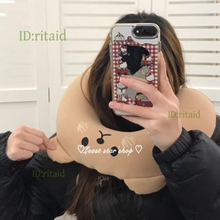 送毛毯 抱枕 枕頭 午睡枕 可愛枕頭 娃娃 U型枕 卡通枕頭 互換禮物 呆萌搞怪藍色鯊魚u型枕記憶棉可拆洗慢回彈車載支援