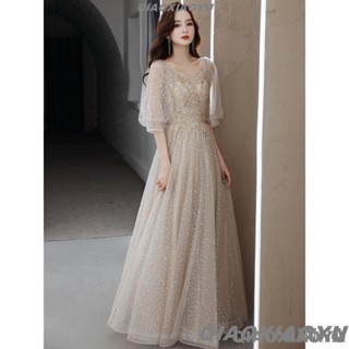 喬小雨~大尺碼禮服 大碼禮服裙女胖mm 新款宴會氣質加肥顯瘦藝考主持年會晚禮服200斤