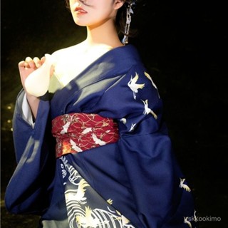 和服 日式和服 角色扮演 和風 浴衣 拍照道具 3515人收藏和服女正裝日本性感改良中國風日係僊鶴新款和服連衣裙拍照 W