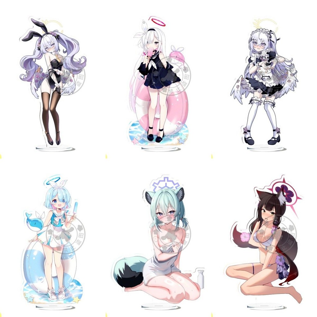 蔚藍檔案周邊 阿洛娜 普拉娜 立牌 亞克力立牌 游戲周邊 狐坂若藻