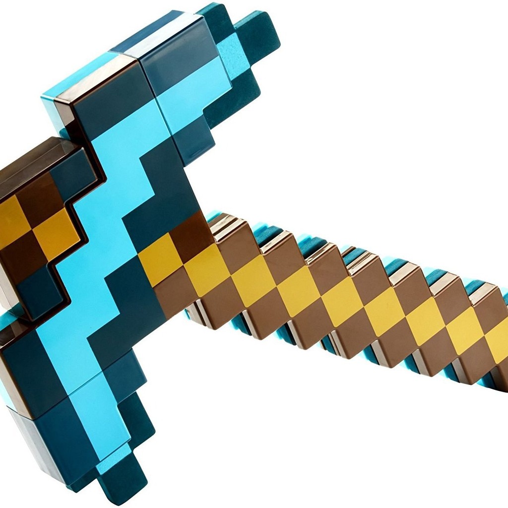 免運 新款 MC 我的世界 Minecraft 可變形劍鎬 二合一 變裝武器 鑽石劍 玩具 模型 手辦 禮物 遊戲周邊