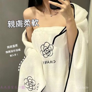 晨袍 酒店睡袍 冰絲睡衣 夏款睡袍 短款浴袍 性感浴袍 寬鬆晨袍 浴袍睡袍 新款ins風山茶花浴裙浴巾宿捨遊泳薄款三件套