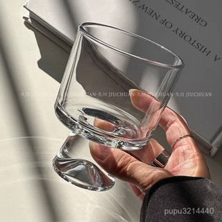 解憂雜貨鋪高顔值玻璃杯飲料果汁杯喝水杯子ins風設計小眾高腳甜品杯咖啡杯 水杯 馬克杯 創意水杯 搞怪啊水杯 生日禮物