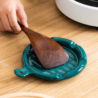 廚房用品 廚房用品 陶瓷廚房用品鍋剷子勺子收納架 烘焙置物架 多功能盤子筷子湯勺墊託 廚房收納 4BXX