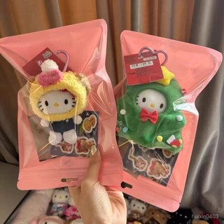 特價促銷🎀HelloKitty掛件聖誕可愛毛絨禮物包包掛飾鑰匙扣毛絨公仔玩偶kt 凱蒂貓吊飾 可愛吊飾 玩偶吊飾