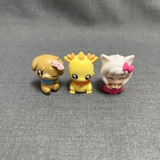 正版散貨 卡通動漫食玩光之美少女和小寵物 小擺件模型玩具 本島發貨，兩天內出貨