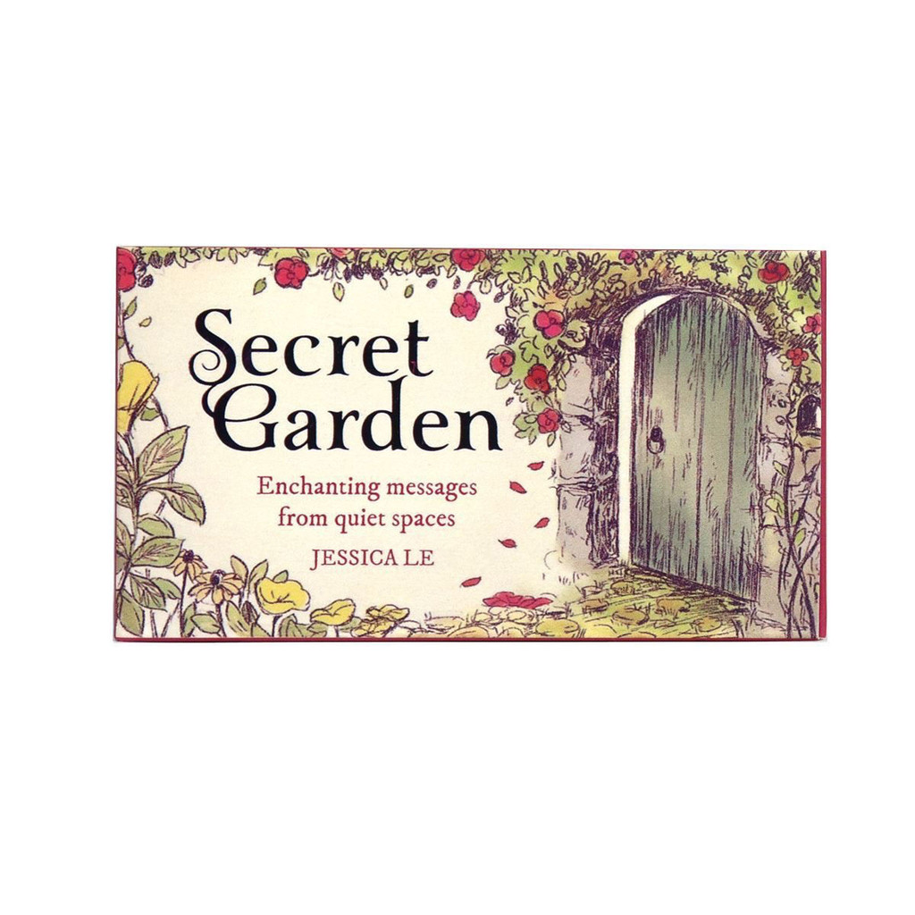 橫版秘密花園神諭卡 40張 激勵信息卡 Secret Garden Oracle 多趣美桌遊