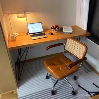 【安心宜居】免運 電腦桌實木工作臺書房電腦桌寫字桌寫字臺麵學習桌原木風桌子書桌