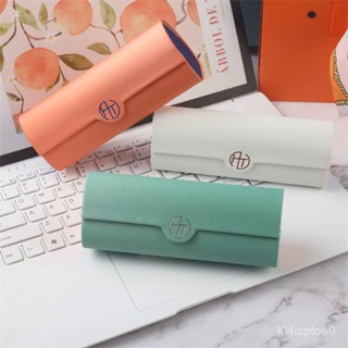 【拼全蝦皮最低價】 城堡手工眼鏡盒高階感簡約時尚高顔值便攜太陽鏡盒墨鏡收納盒 IMTG