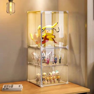 全透明手辦展示櫃樂高展示架玩具收納盒家用模型盲盒高達陳列展櫃 木槿