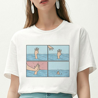 My Depression My Brain My Anxiety Women T Shirt時尚四宮格T恤