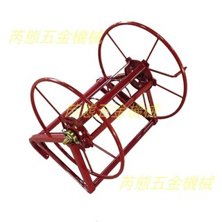 電力施工人機手搖放線盤放線架 牽引繩手動收線盤收線架繞線盤
