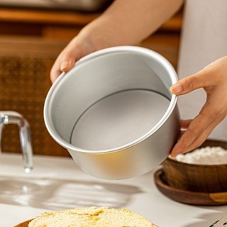 蛋糕模具家用陽極4寸6寸8寸10寸12寸鋁合金活底蛋糕模具戚風蛋模 海鷗