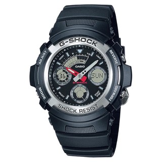 【KARAFURU】CASIO 卡西歐 G-SHOCK 自動LED照明、指針+數字雙顯功能 (AW-591-1A) AW