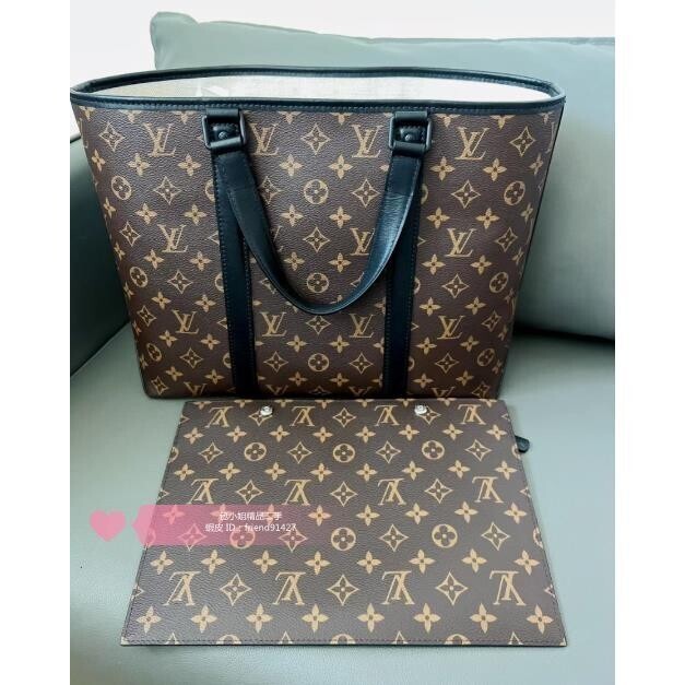 現貨二手 LV 路易威登 WEEK-END 托特包 PM小號 手提包 單肩包 公文包 M45734 男女通用