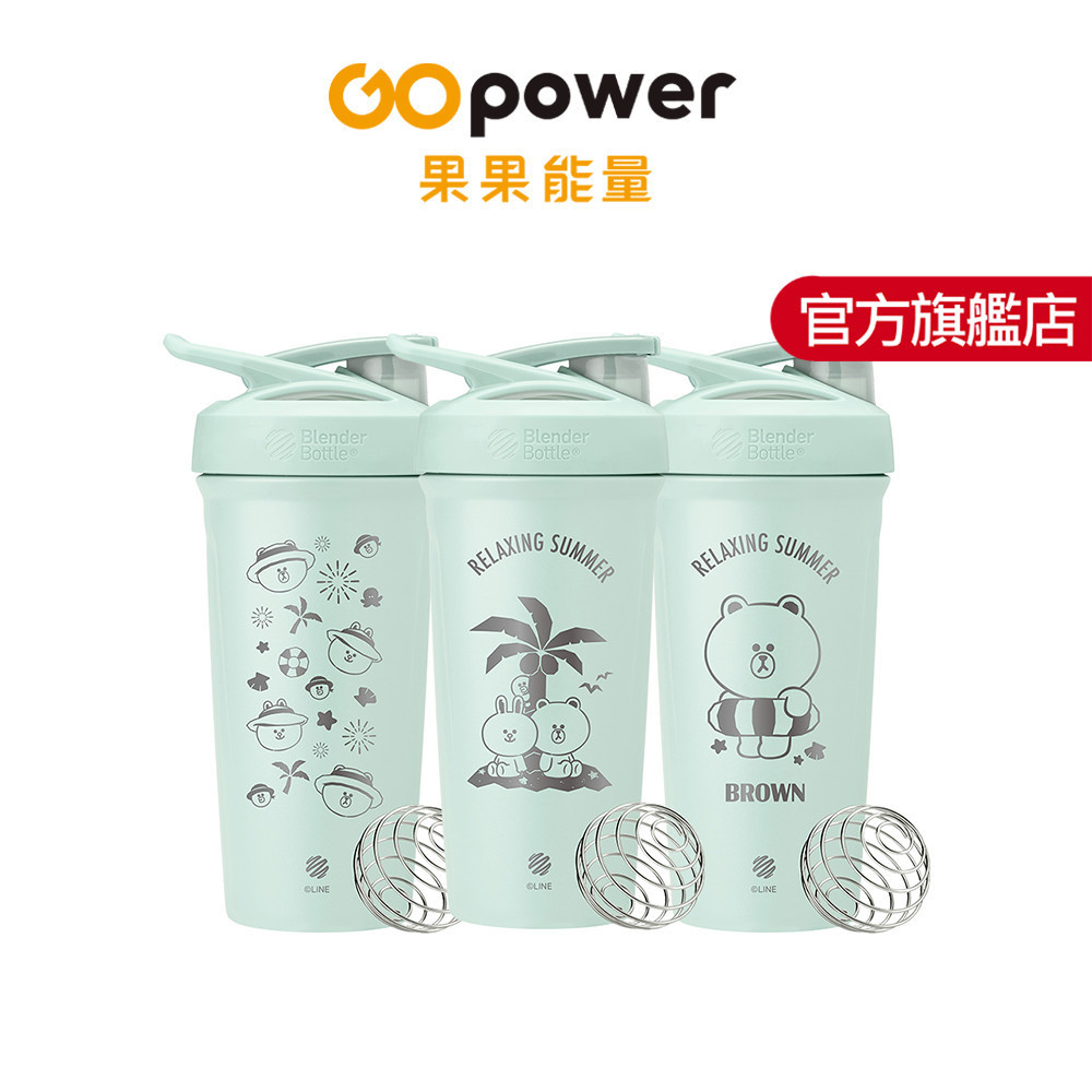 Blender Bottle Line Friends 不鏽鋼搖搖杯 (24oz/710ml)｜果果能量官方旗艦店