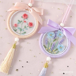 📢臺灣熱賣 平安符材料包 手工刺繡平安符 自繡diy材料包 立體手工繡掛件 包包掛件 送男朋友禮物 車掛件【海豚精選】