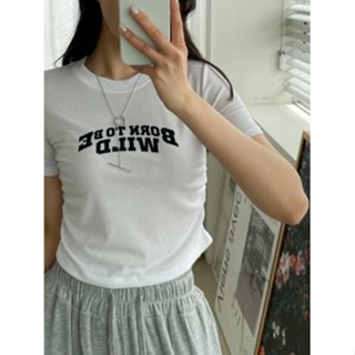 Codibook｜韓國 E-PICK 個性抓皺短袖T恤［預購］短袖上衣 女裝