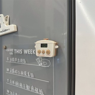 ✨冰箱貼✨創意有趣 冰箱貼 ins廚房時間管理器多功能計時器可愛小電飯鍋家用炒菜煮飯定時器 留言貼 辦公室磁鐵 交換禮物