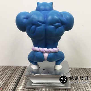 神奇寶貝GO肌猛男show皮卡丘卡比獸手辦gk模型擺情節禮物
