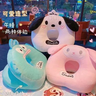美樂蒂庫洛米午休趴睡枕辦公室午休神器 趴睡枕頭桌上午睡抱枕#L508
