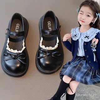 ✨波比童裝✨兒童福樂鞋【女】 女童小皮鞋2025春秋新款兒童洛麗塔公主鞋女孩英倫風時尚軟底單鞋/黑色小皮鞋/英倫風 AL