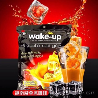 👉越南 速溶咖啡 sai gon cafe 24包Wake up 速溶三閤一 牛奶冰咖啡