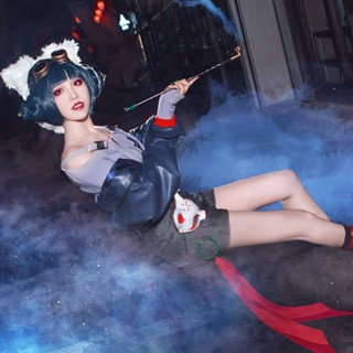免運加急✨青蛇劫起cos衣服寶青坊主cosplay假髮護目鏡腰飾全套裝動漫女兒童 角色扮演