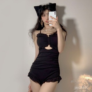 🔥臺灣現出 遊泳衣女夏網紅2025年新款長袖罩衫韓國ins海邊無袖顯瘦遮肚保守 溫泉泳裝 運動風 衝浪衣 泳衣