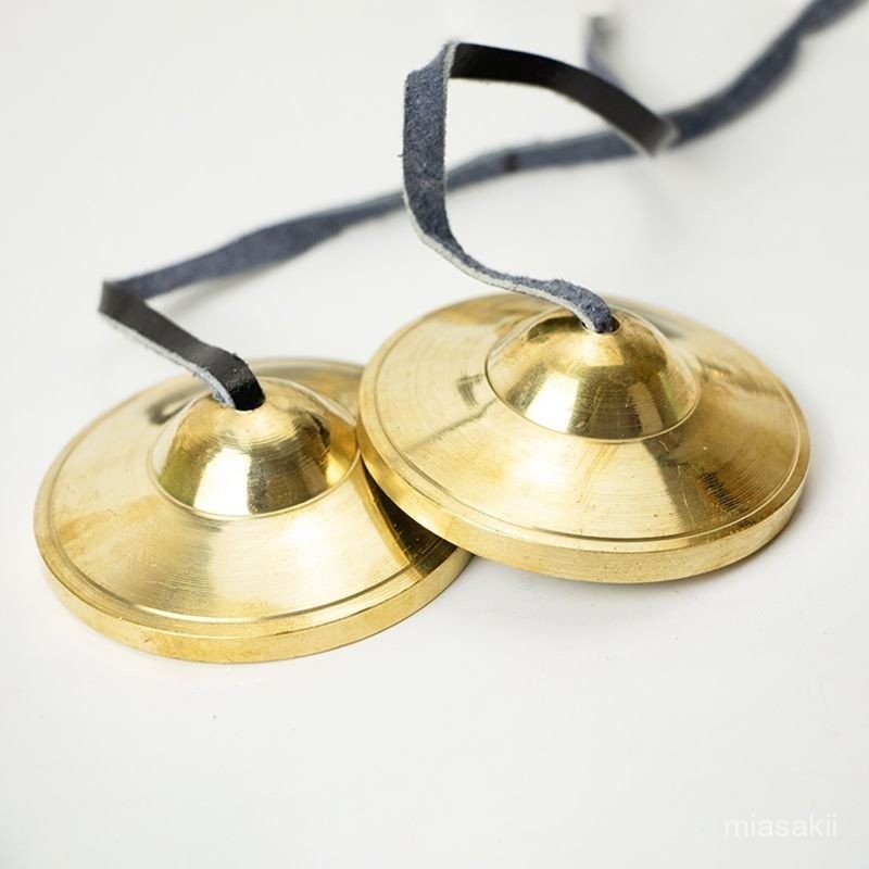 特價 碰鈴 法器 樂器 打擊樂器 尼泊爾手工響銅碰鈴打擊樂器撞鈴叮夏法器雙磬丁夏專業碰鈴響闆