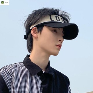 🔥臺灣出貨🔥MIJIU✨夏季新款韓版百搭空頂帽子男戶外出行運動無頂鴨舌帽防曬遮陽帽男