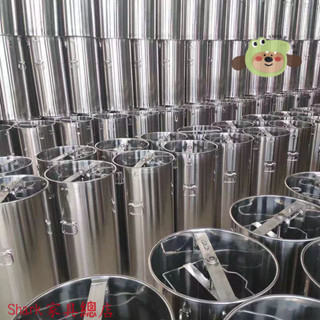【Shark傢俱】搖蜜機304全不銹鋼加厚帶蓋搖糖機小型家用甩蜜搖蜂蜜機養蜂工具