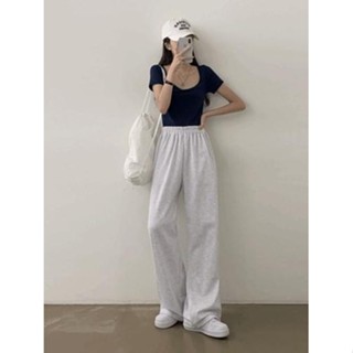 Codibook｜韓國 peachmode 輕鬆垂墜感束腰寬鬆運動褲［預購］長褲 運動褲 女裝